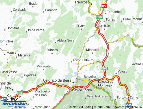 Mappa MICHELIN Quinta do Salgueiro - ViaMichelin