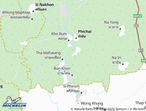 MICHELIN Ban Mo map - ViaMichelin