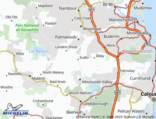 MICHELIN Eudlo map - ViaMichelin