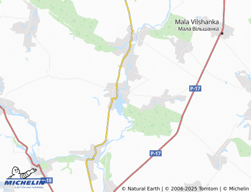MICHELIN Shcherbaky map - ViaMichelin