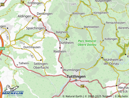 MICHELIN Höfle map - ViaMichelin