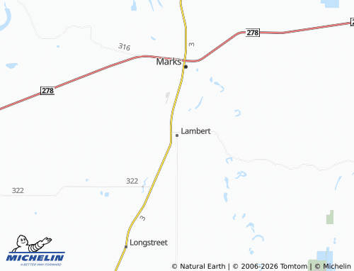 Mapa MICHELIN Lambert - ViaMichelin