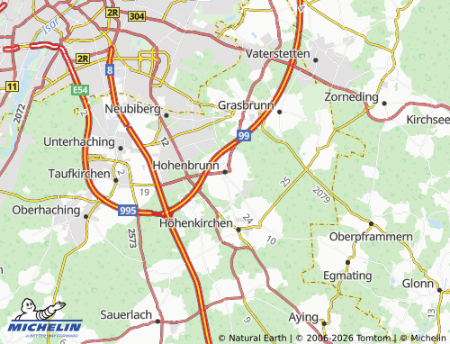 MICHELIN Hohenbrunn map - ViaMichelin
