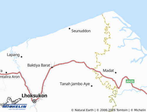 MICHELIN Alue Anou Timu map - ViaMichelin