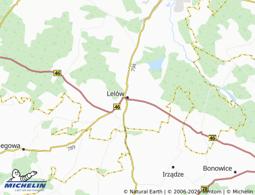 Mappa MICHELIN Lelów - ViaMichelin