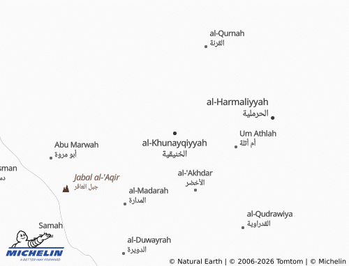 MICHELIN-Landkarte al-Khunayqiyyah - ViaMichelin