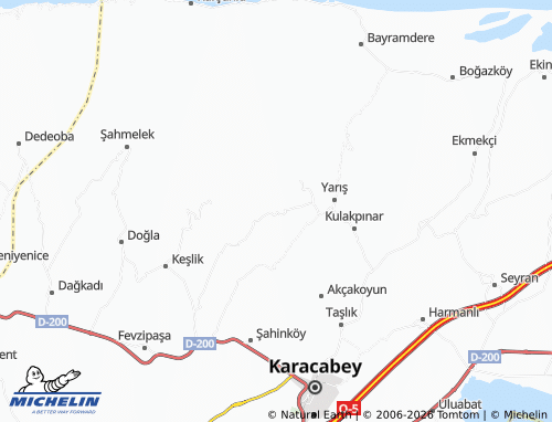 MICHELIN Dağesemen map - ViaMichelin