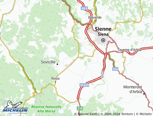 MICHELIN Volte Basse map - ViaMichelin
