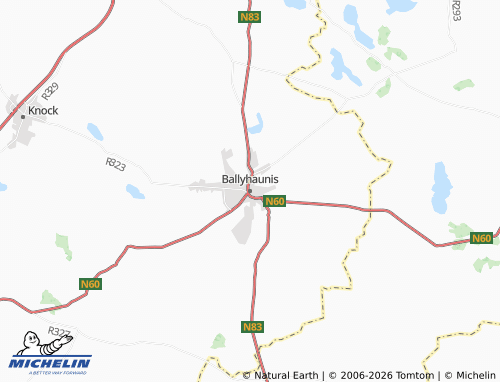 Mapa MICHELIN Ballyhaunis - ViaMichelin