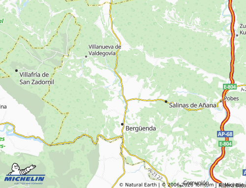 MICHELIN Espejo map - ViaMichelin