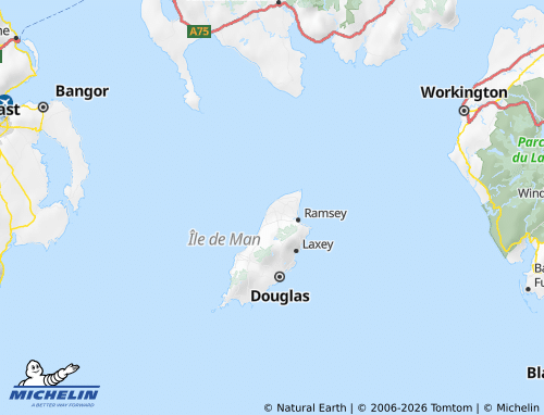 Carte MICHELIN Jurby - ViaMichelin