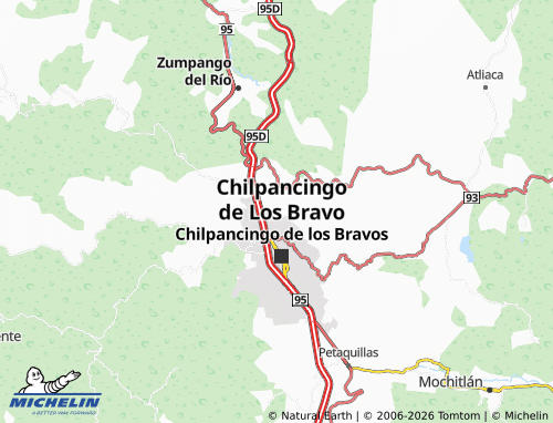 MICHELIN Licenciado Nolberto Flores Basos map - ViaMichelin