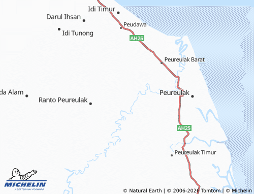 MICHELIN Blang Barom map - ViaMichelin