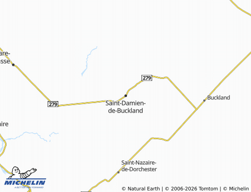 MICHELIN Saint-Damien-de-Buckland map - ViaMichelin