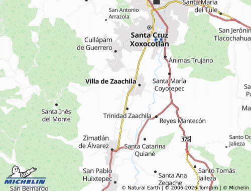 Mapa MICHELIN Real del Valle - ViaMichelin