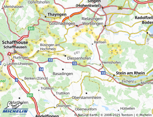 Kaart MICHELIN Obergailingen - ViaMichelin