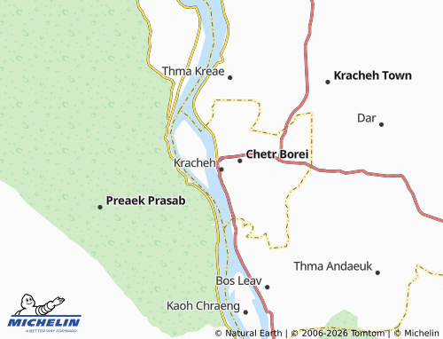 MICHELIN Kracheh map - ViaMichelin