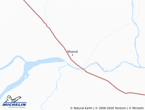 MICHELIN Kharod map - ViaMichelin