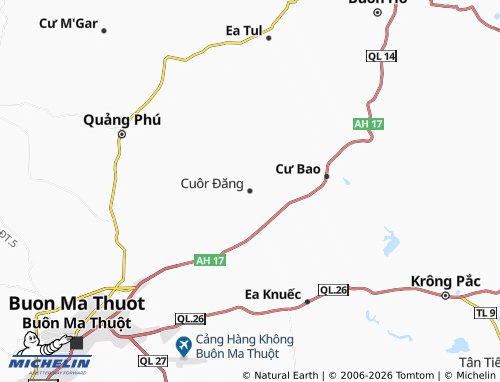 MICHELIN Ea Drơng map - ViaMichelin
