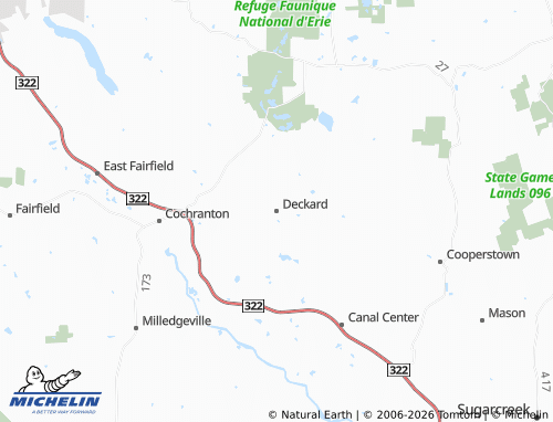 Mappa MICHELIN Deckard - ViaMichelin
