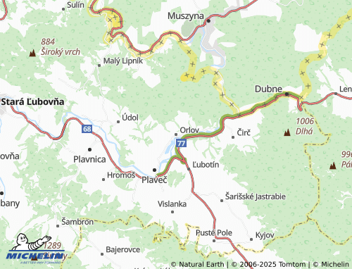 MICHELIN Orlov map - ViaMichelin