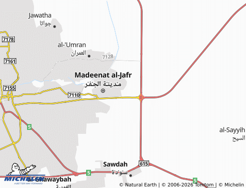 MICHELIN-Landkarte al-Tilal - ViaMichelin