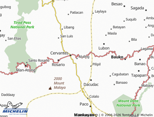MICHELIN Aluling map - ViaMichelin