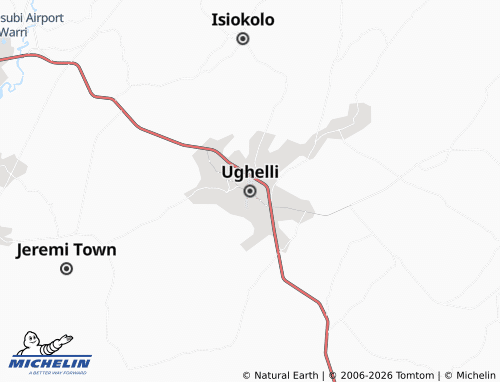 Mappa MICHELIN Ughelli - ViaMichelin
