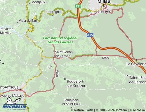 Carte MICHELIN Mélac - ViaMichelin