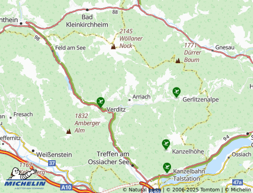 MICHELIN Sauboden map - ViaMichelin