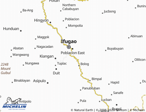 MICHELIN Hucab map - ViaMichelin