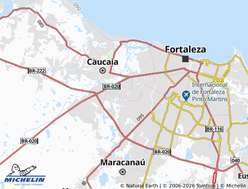 Mappa MICHELIN Esplanada do Araturi - ViaMichelin