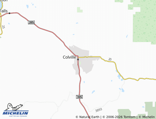 Mapa MICHELIN Colville - ViaMichelin