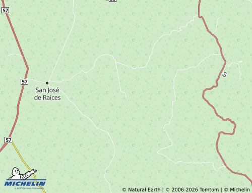 MICHELIN San Pablo de Raíces map - ViaMichelin