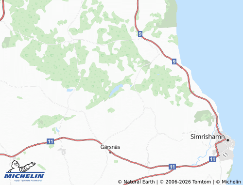 Carte MICHELIN Gyllebo - ViaMichelin