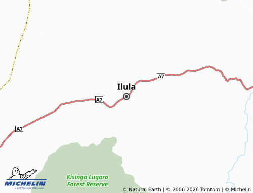 Mapa MICHELIN Ilula - ViaMichelin