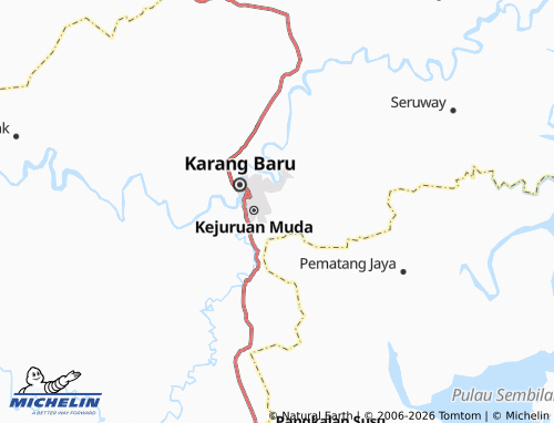 Mapa MICHELIN Paya Bedi - ViaMichelin