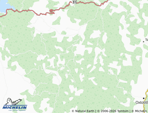 MICHELIN Ixcatepec map - ViaMichelin