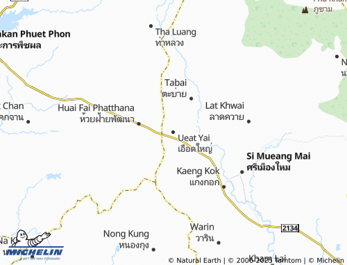 MICHELIN Ueat Yai map - ViaMichelin