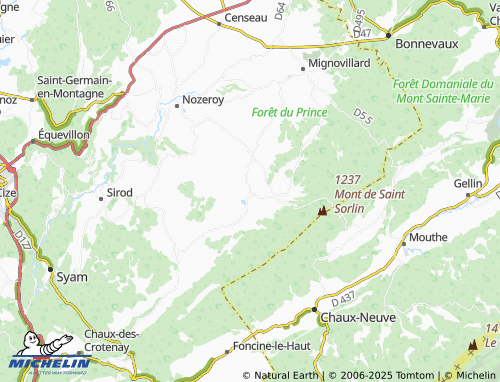 Mapa MICHELIN Fraroz - ViaMichelin