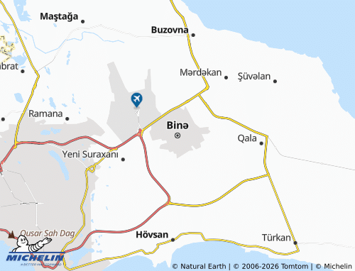 Carte MICHELIN Binə - ViaMichelin