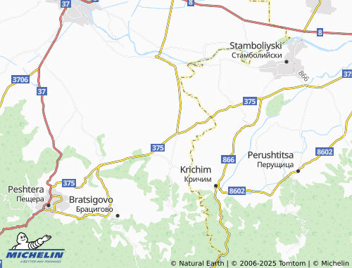 MICHELIN Isperihovo map - ViaMichelin