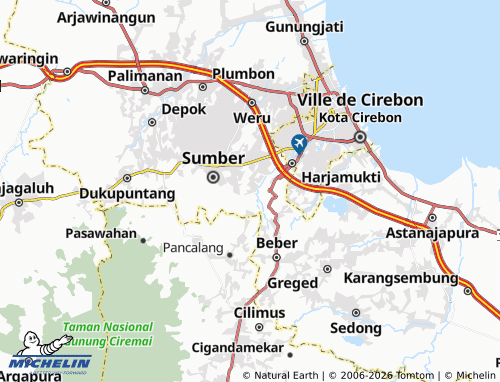 Mapa MICHELIN Cirebon Girang - ViaMichelin