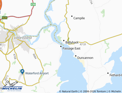 Mappa MICHELIN Passage East - ViaMichelin
