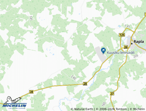 MICHELIN Lipstu map - ViaMichelin