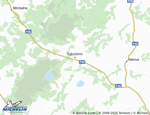 MICHELIN Egļuciems map - ViaMichelin