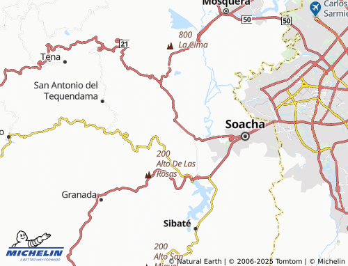 MICHELIN Canoas map - ViaMichelin