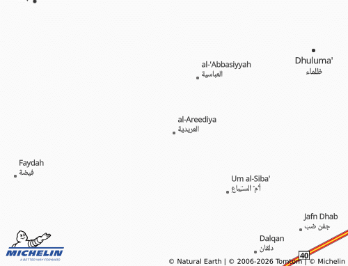 MICHELIN-Landkarte al-Areediya - ViaMichelin