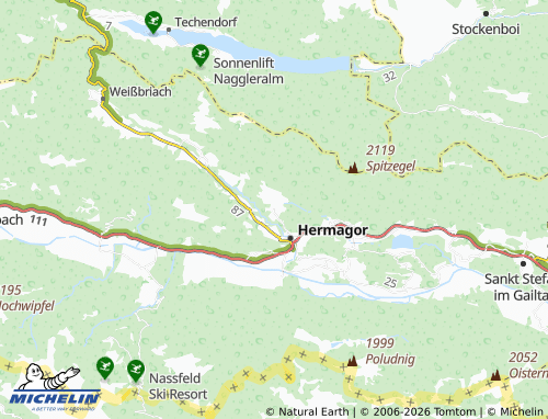 Mapa MICHELIN Radnig - ViaMichelin