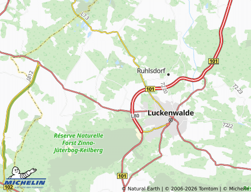 MICHELIN Frankenfelde map - ViaMichelin